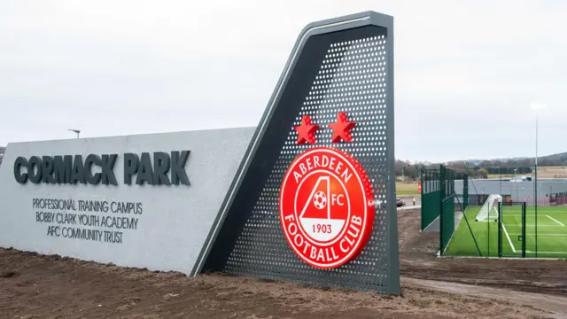 A general view of Aberdeen's Cormack Park