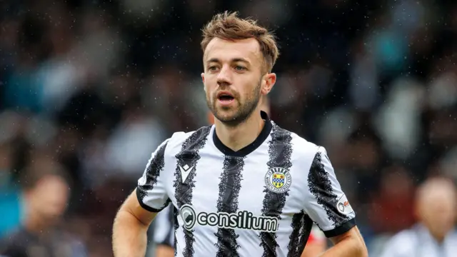 Conor McMenamin in action for St Mirren