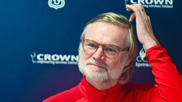 Steven Pressley in his pre-match news conference