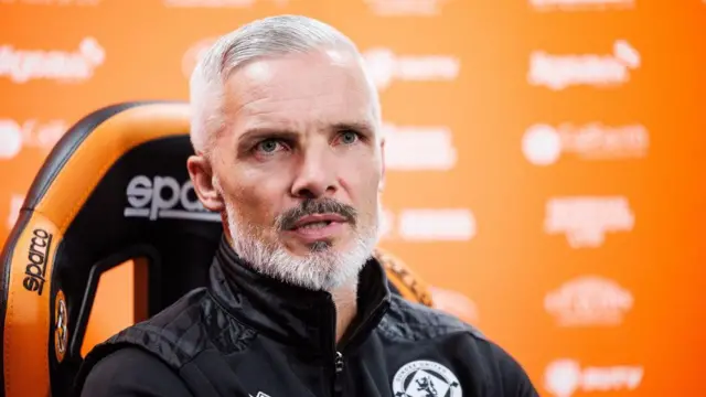 Jim Goodwin in a pre-match press conference