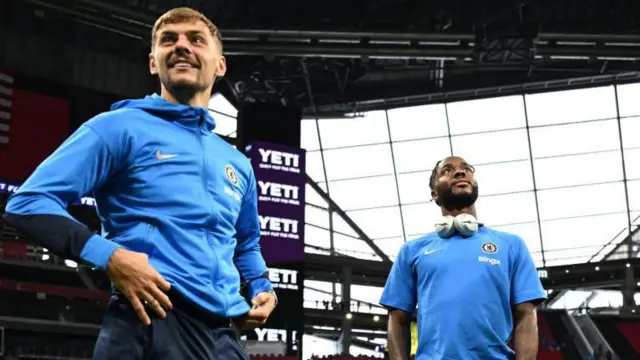 Kiernan Dewsbury-Hall and Raheem Sterling