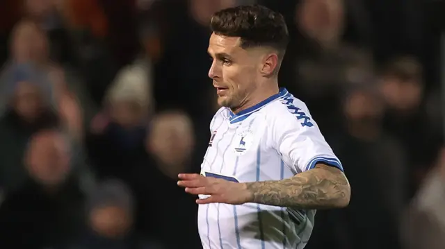 Gavan Holohan playing for Hartlepool