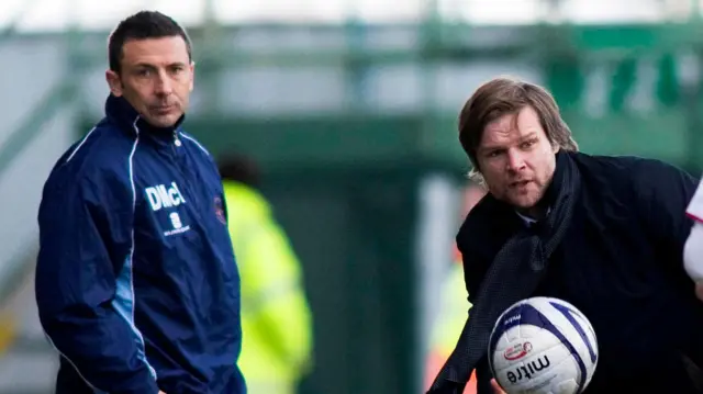 Derek McInnes and Steven Pressley last went head to head as managers in 2010 when they led St Johnstone and Falkirk respectively