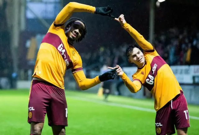 Motherwell celebrate