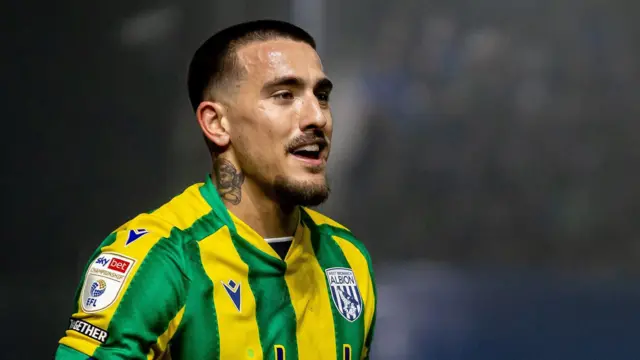 West Bromwich Albion defender Danny Imray in action