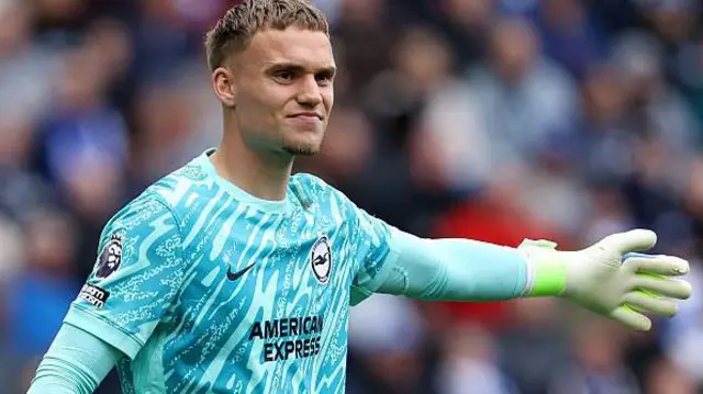 Verbruggen in action for Brighton.