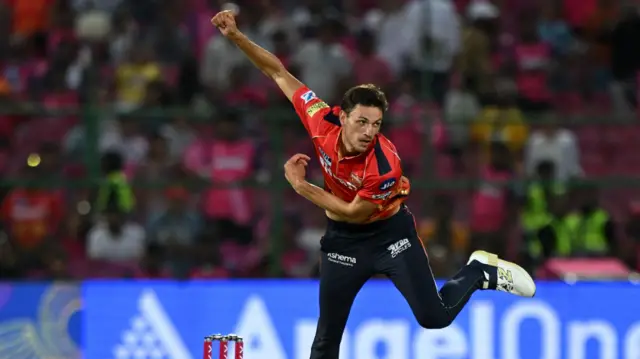 Marco Jansen bowling for Punjab Kings