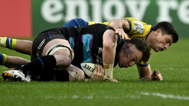 Jack Dempsey in action for Glasgow Warriors