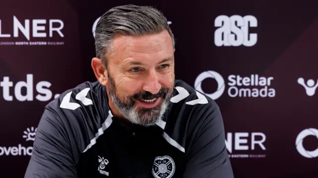 Hearts manager Derek McInnes