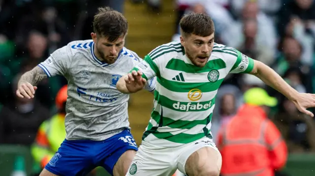 Kilmarnock's Matty Kennedy and Celtic's James Forrest