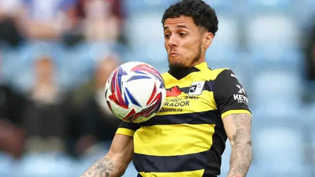 Tyler Smith in action for Barrow