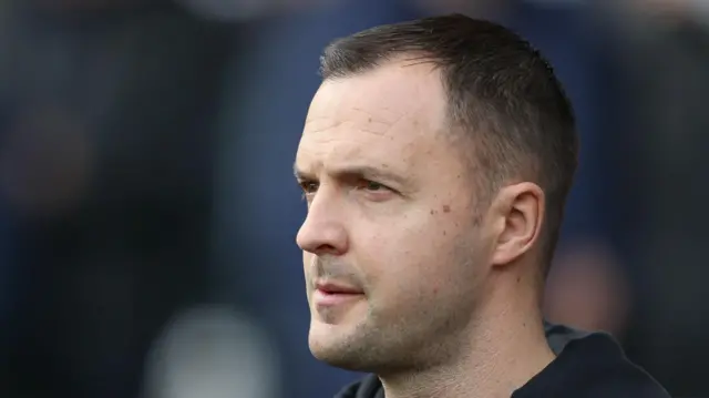 Birmingham boss Chris Davies watches on