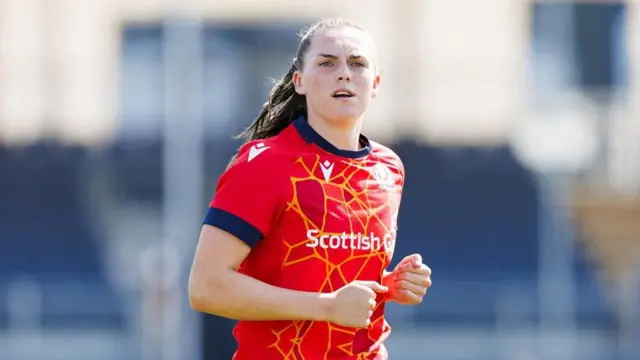 Emma Orr in Scotland training