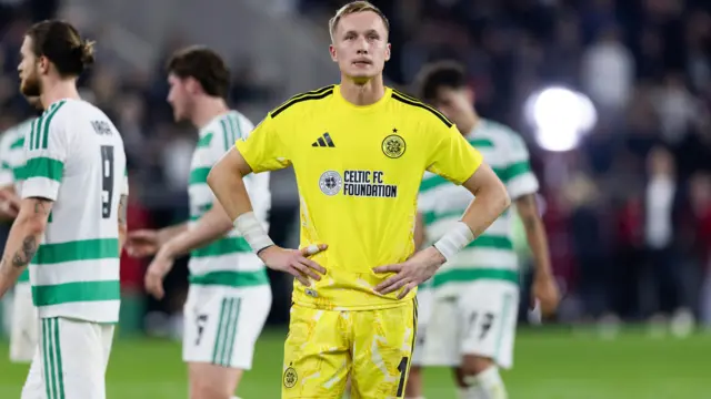 Celtic goalkeeper Viljami Sinisalo