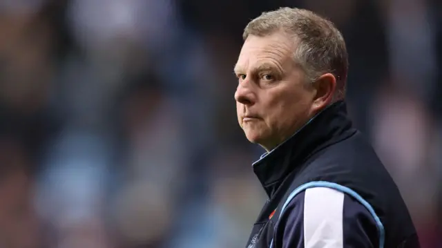 Mark Robins on the touchline for Coventry City