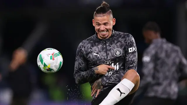 Kalvin Phillips in training for Manchester City
