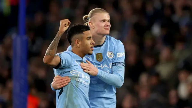 Erling Haaland and Savinho