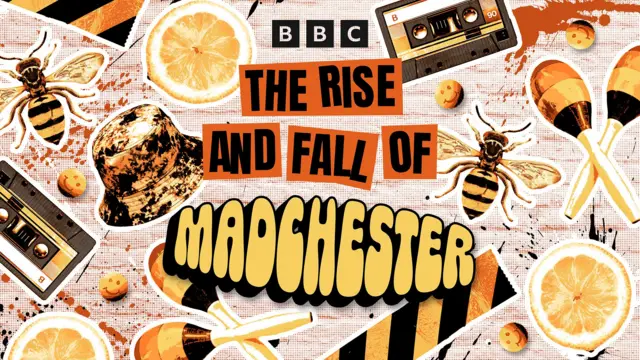The Rise and Fall of Madchester podcast promo banner