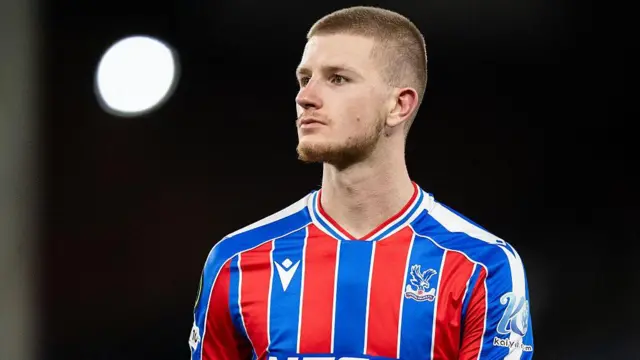 Adam Wharton playing for Crystal Palace