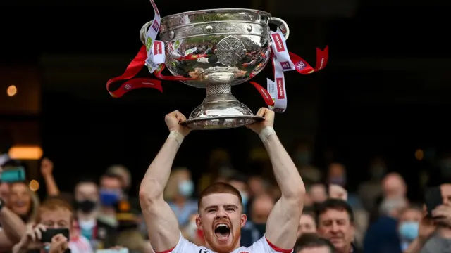 Cathal McShane helped Tyrone lift the All-Ireland SFC title in 2021 but has now stepped away from the panel.