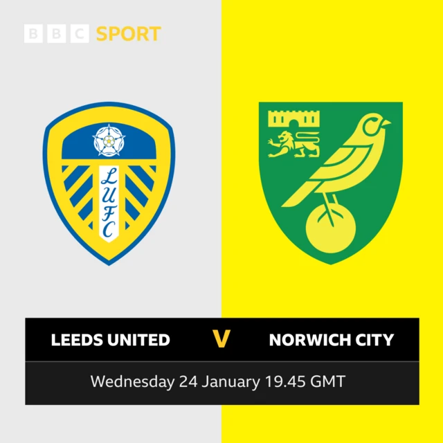 Leeds v Norwich graphic 