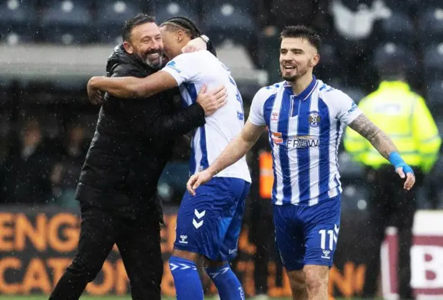 Kilmarnock celebrate 