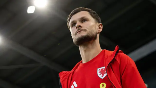 Liam Cullen on Wales duty