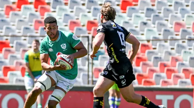 Cormac Izuchukwu in action against Western Force on Sunday