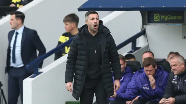 Alan Sheehan on the touchline at Millwall last weekend 