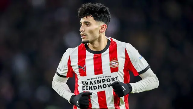 Ricardo Pepi in action for PSV Eindhoven