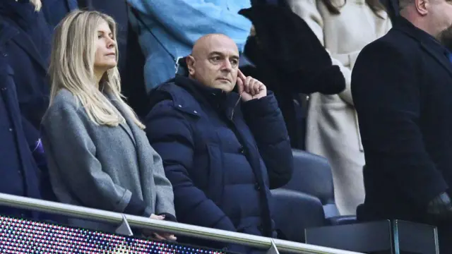 Daniel Levy looking on at the Tottenham Hotspur Stadium