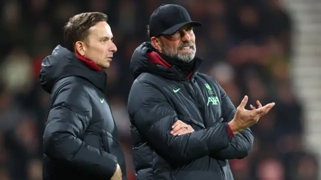 Pepijn Lijnders and Jurgen Klopp