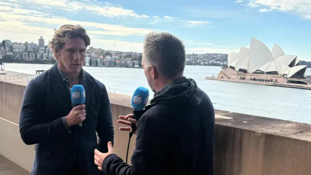 Wallaby great Michael Hooper speaks us in Sydney.