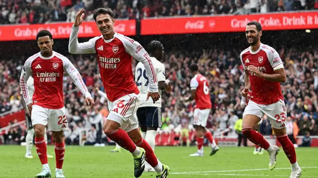 Arsenal celebrate