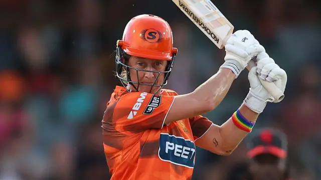 Sophie Devine batting for Perth Scorchers