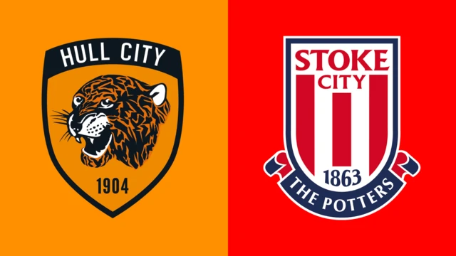 Hull City and Stoke City club badges