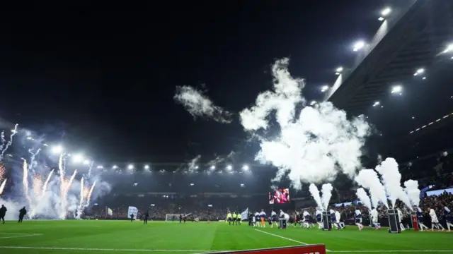 A view of Villa Park before the FA Cup fourth round