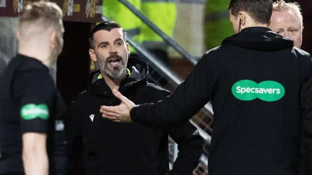 Stuart Kettlewell was sent off in Motherwell's recent draw with Rangers