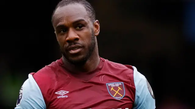 Michail Antonio in action for West Ham