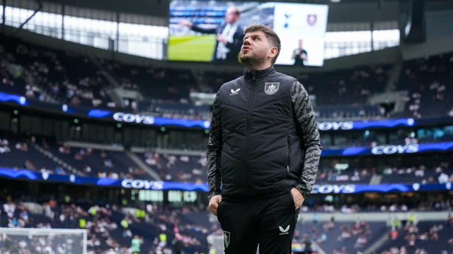 Jack Tebbutt working for Burnley