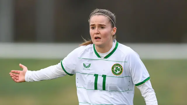 Erin McLaughlin has three caps for Republic of Ireland