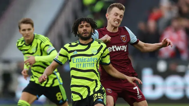 James Ward-Prowse in action for West Ham