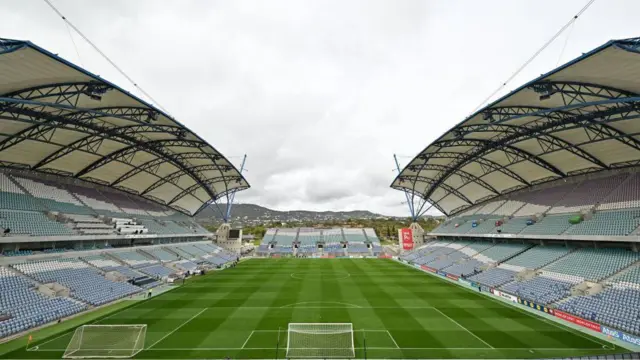 A general view of Estádio Algarve
