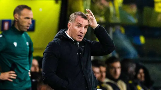 DORTMUND, GERMANY - OCTOBER 01: Celtic Manager Brendan Rodgers during a UEFA Champions League matchday two League Phase match between Borussia Dortmund and Celtic at the Signal Iduna Park, on October 01, 2024, in Dortmund, Germany. (Photo by Craig Williamson / SNS Group)