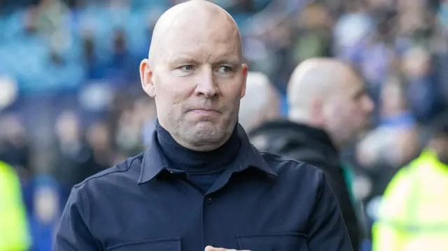 Sheffield Wednesday boss Henrik Pedersen looks on at Hillsborough against Ipswich.