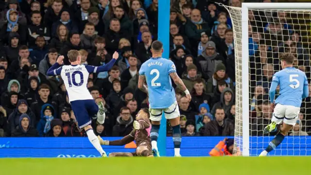 James Maddison Tottenham Hotspur scores his side's second goal