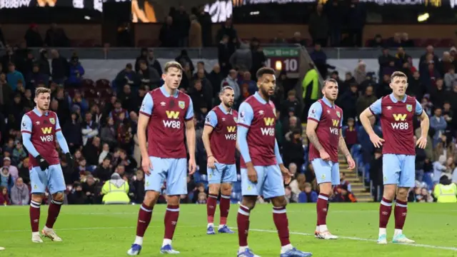 Burnley players