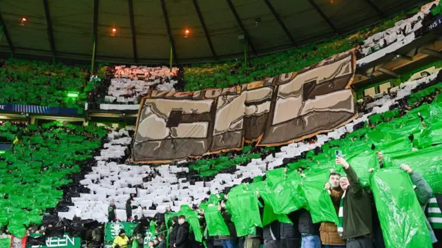 Green Brigade at Celtic Park