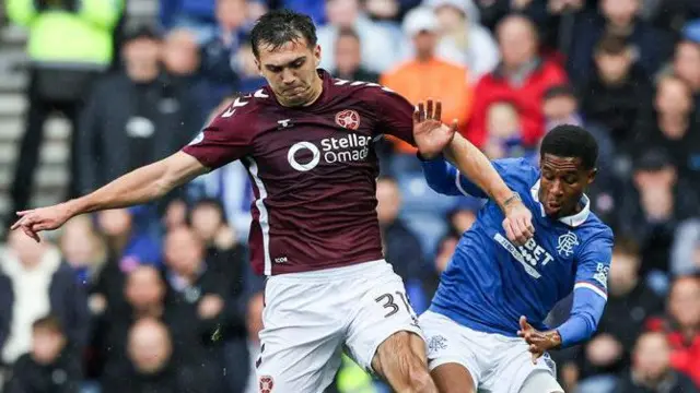 Rangers v Hearts graphic