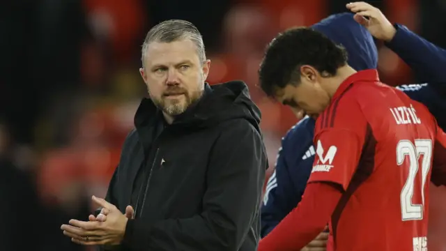 Aberdeen manager Jimmy Thelin